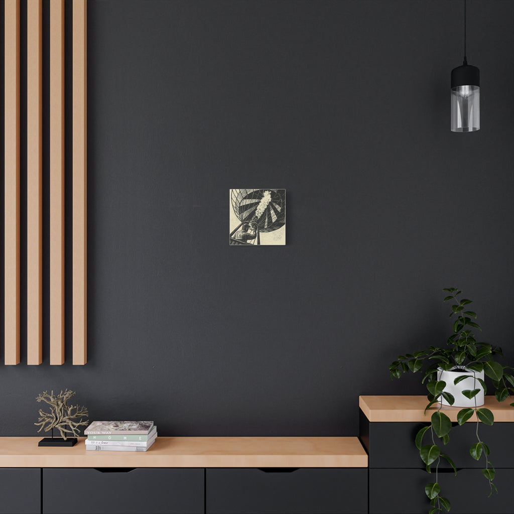 Flaming the Envelope Hot Air Balloon Canvas