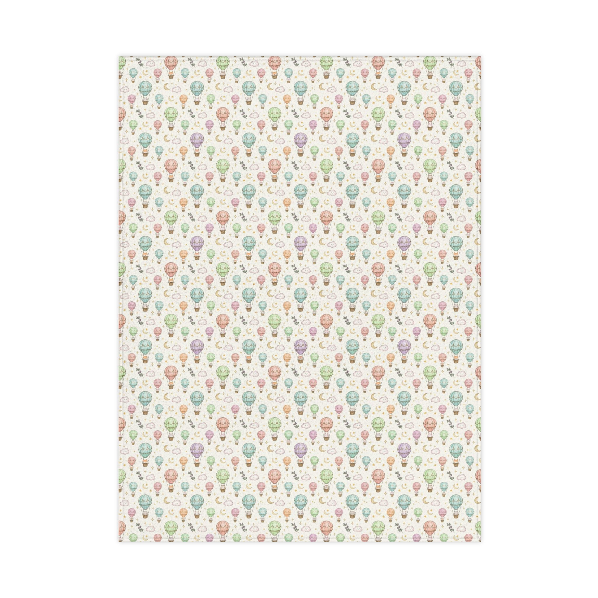 Hot Air Balloon Toddler Blanket