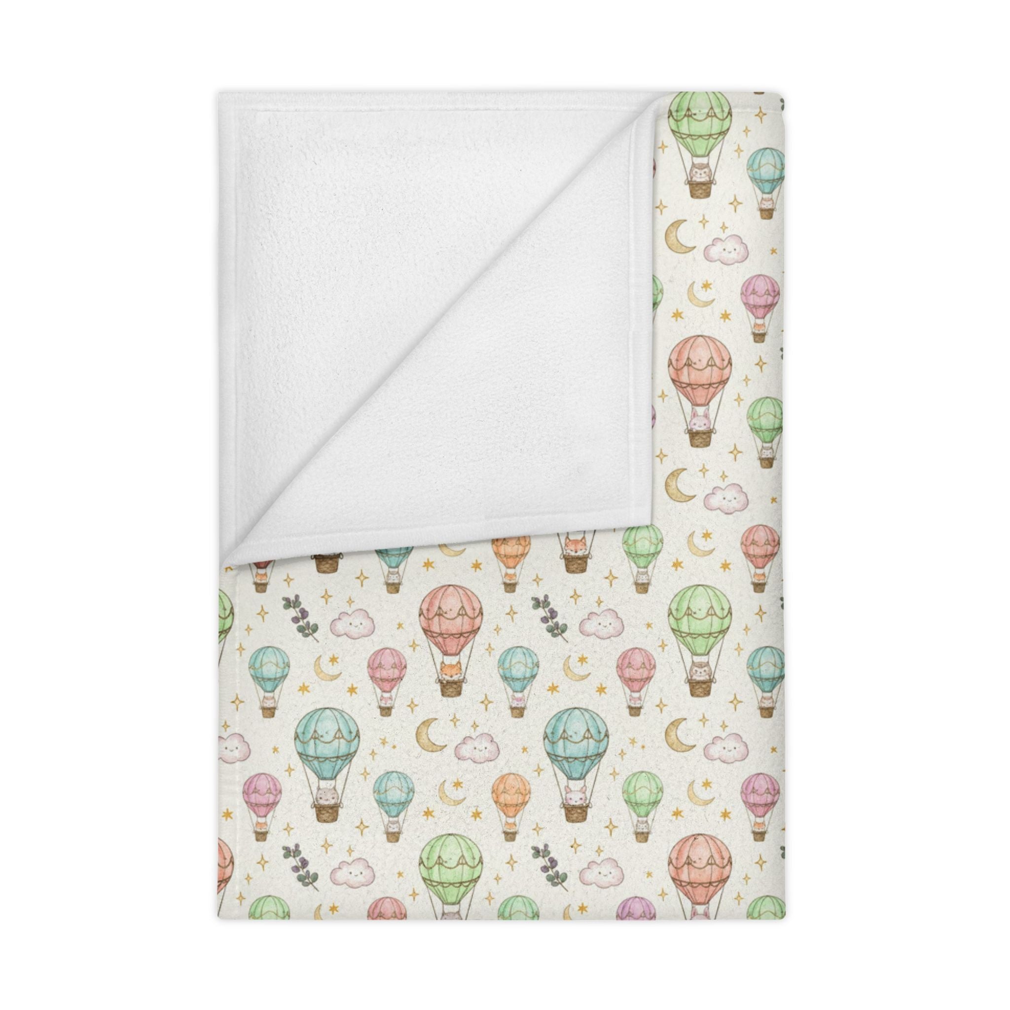 Hot Air Balloon Toddler Blanket