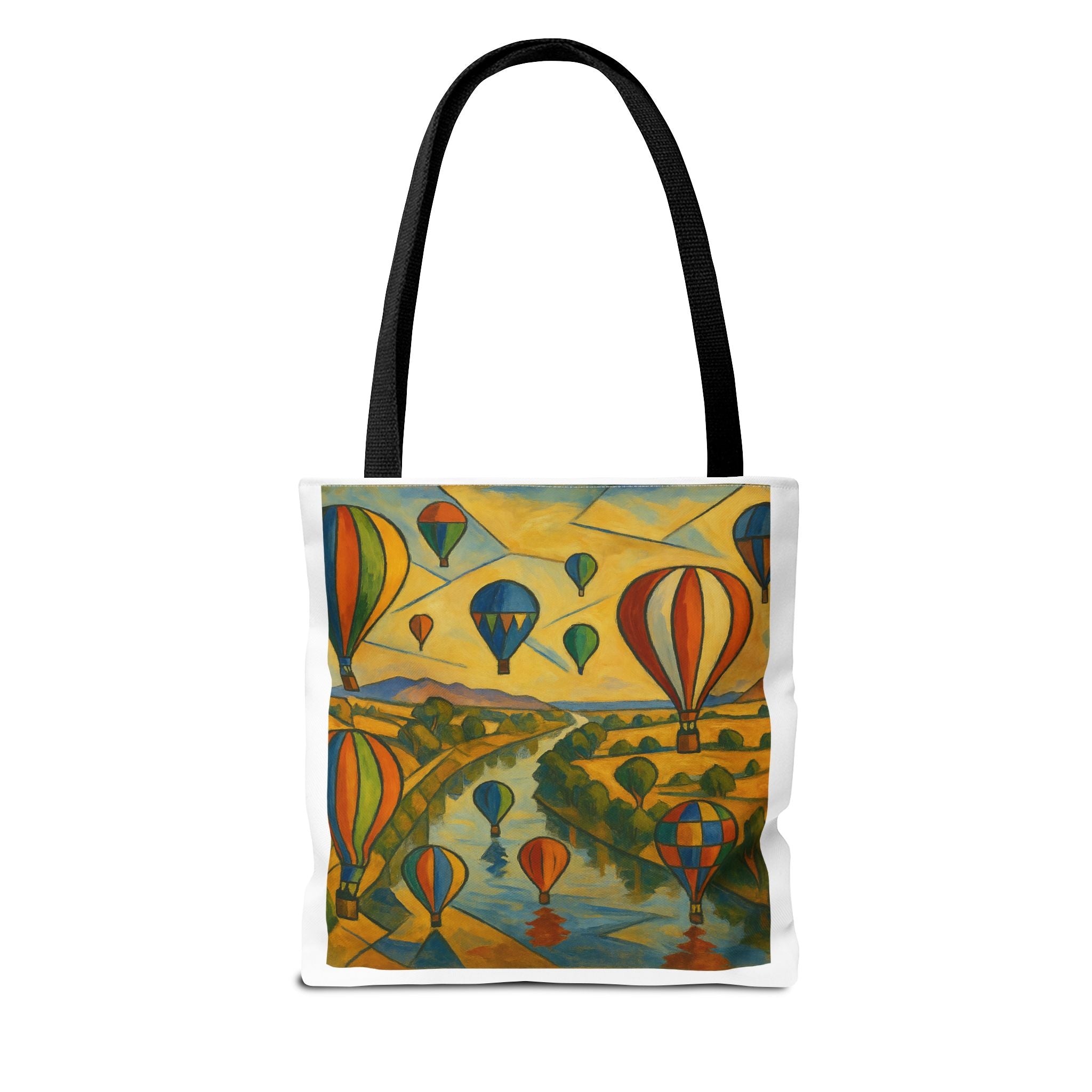 Mass Hot Air Balloon Accession Landscape Tote Bag