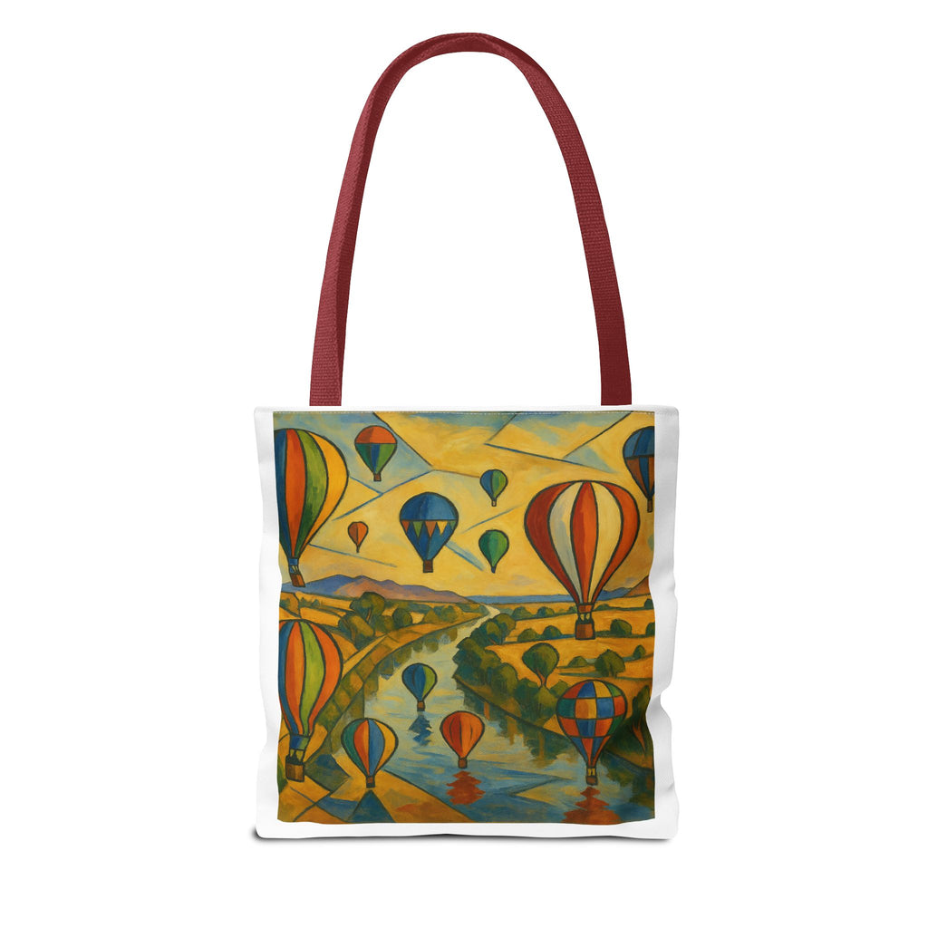 Mass Hot Air Balloon Accession Landscape Tote Bag