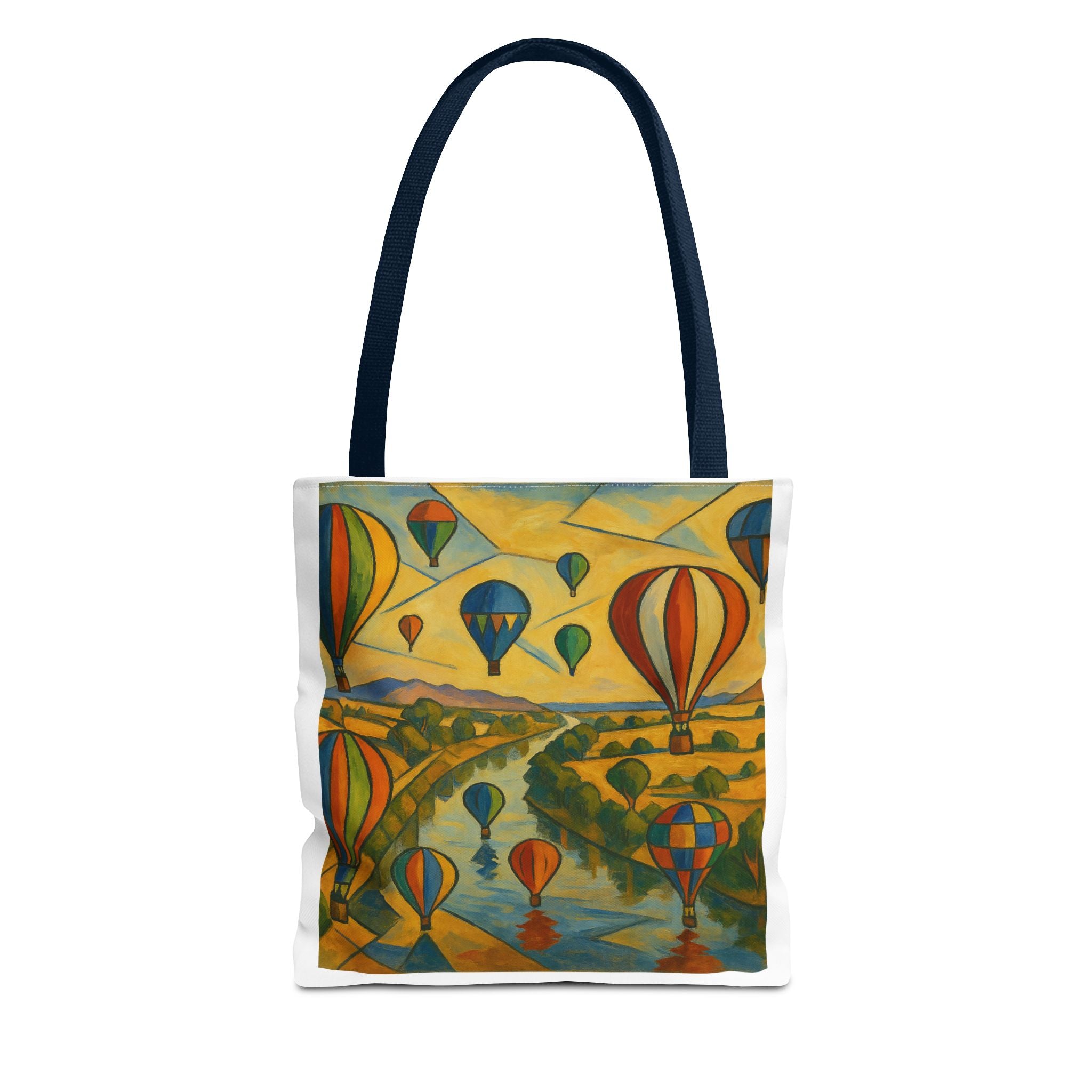 Mass Hot Air Balloon Accession Landscape Tote Bag