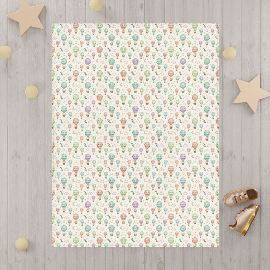 Hot Air Balloon Toddler Blanket