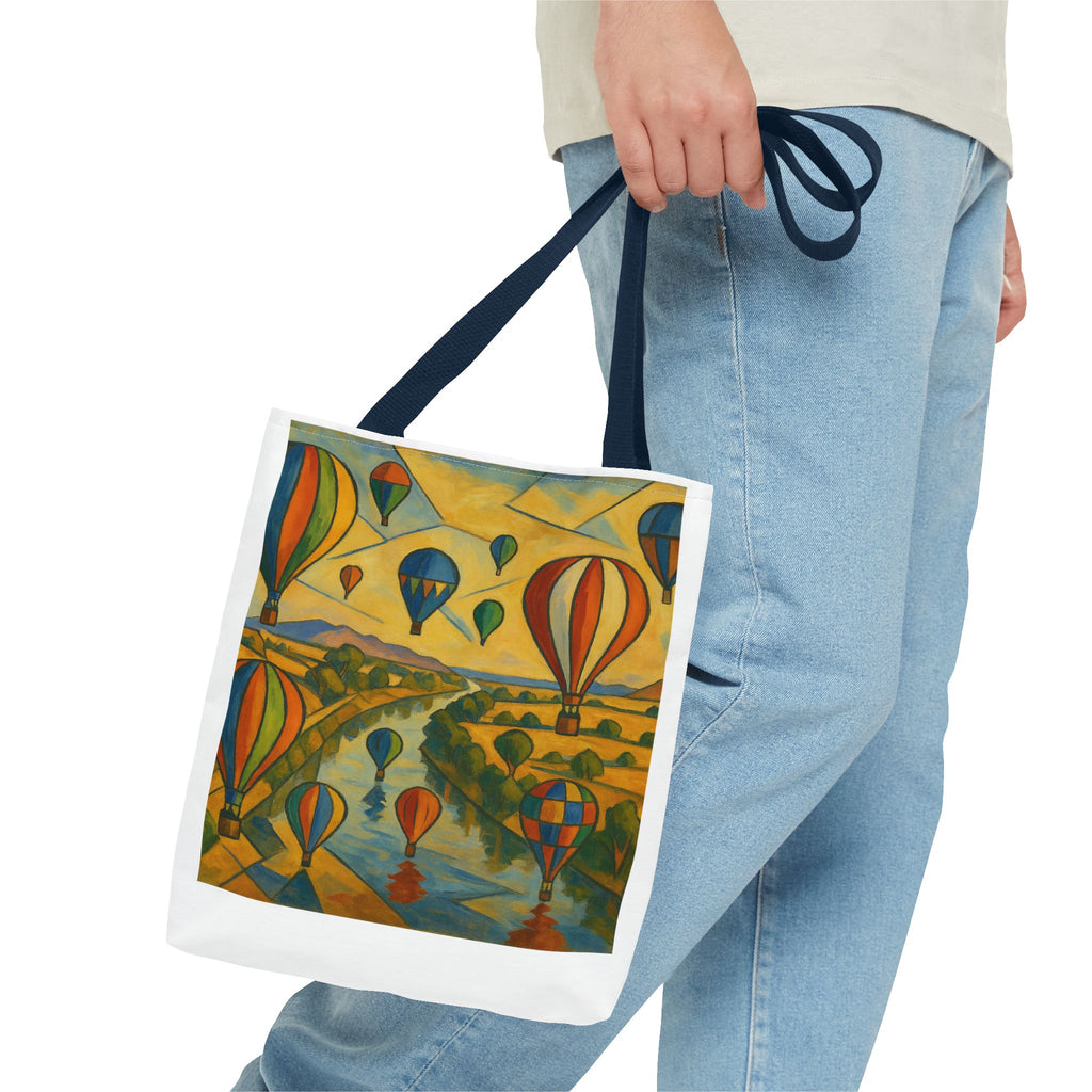 Mass Hot Air Balloon Accession Landscape Tote Bag