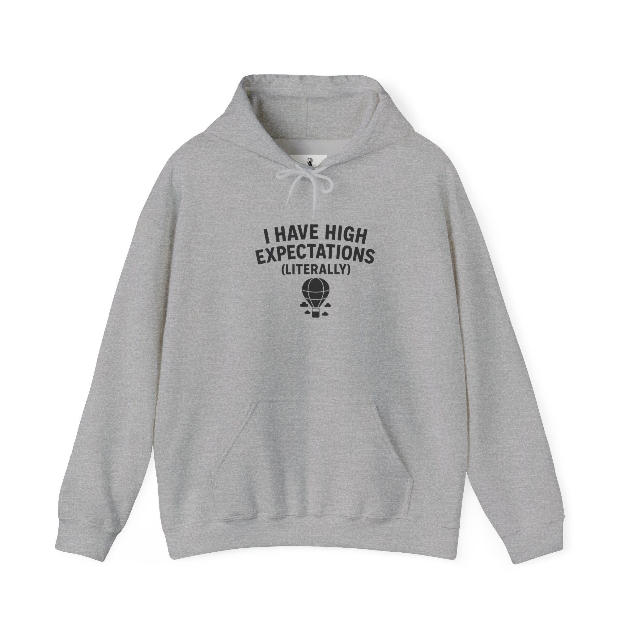 I Have High Expectations (Literally) Hot Air Balloon Hoodie