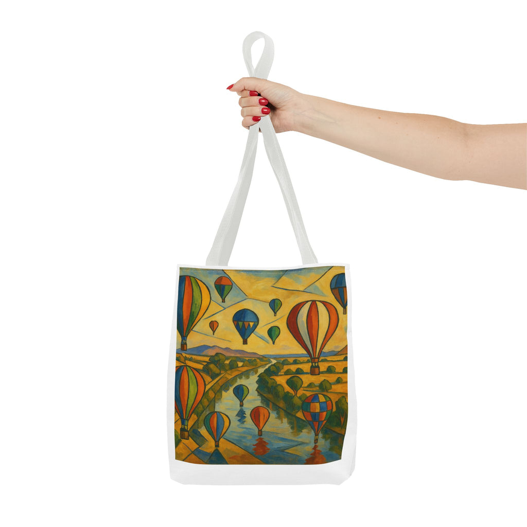 Mass Hot Air Balloon Accession Landscape Tote Bag
