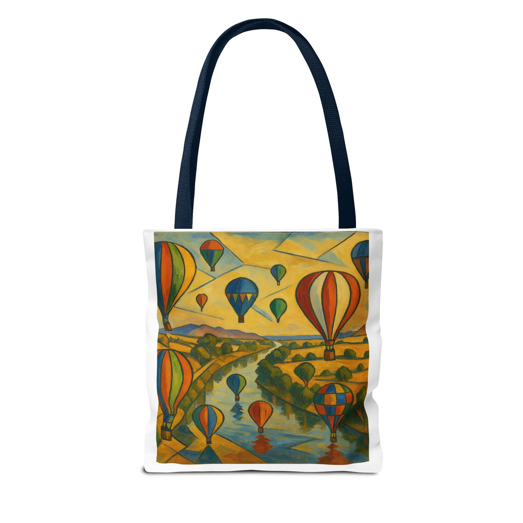 Mass Hot Air Balloon Accession Landscape Tote Bag
