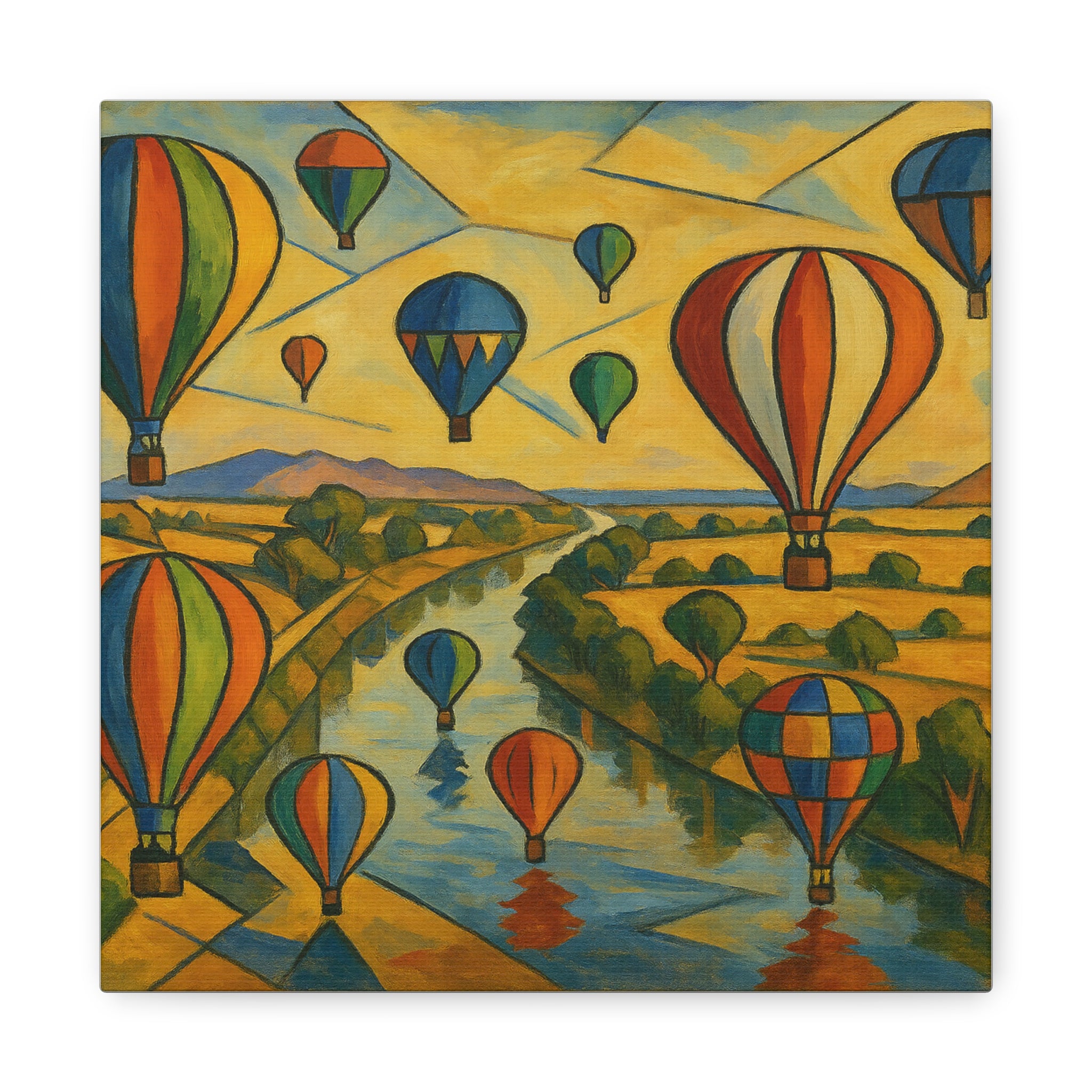 Mass Hot AIr Balloon Accession Canvas