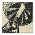 Flaming the Envelope Hot Air Balloon Canvas