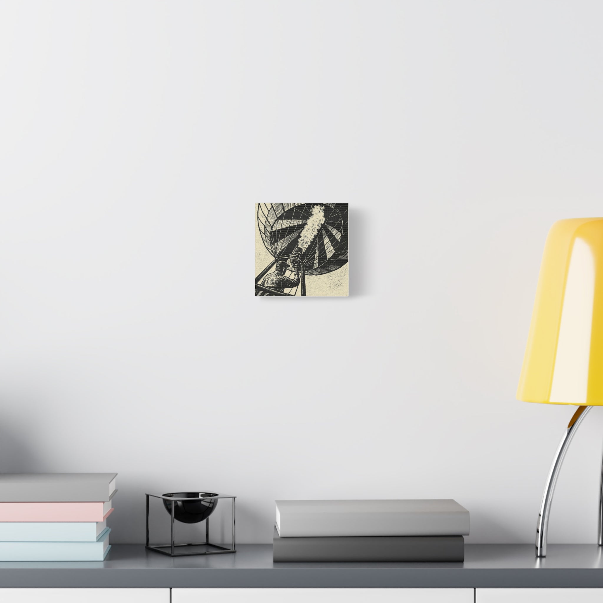 Flaming the Envelope Hot Air Balloon Canvas